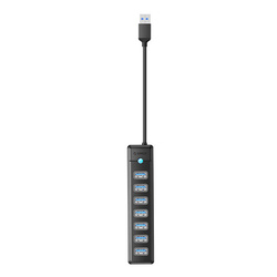 Orico Hub USB-A to 7xUSB-A 3.0 - black