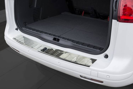 Nakładka na zderzak tylny Peugeot 5008 (Stal)