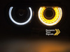 Lampy Przednie Do DODGE CHALLENGER 2008–2014 black