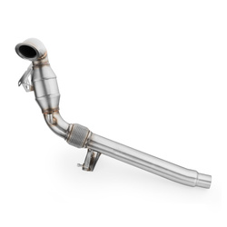 Downpipe Porsche 911 992 Turbo / Turbo S z katalizatorem i osłoną termiczną
