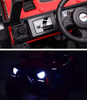 JEEP NA AKUMULATOR AUTKO DLA DZIECI TERENOWE BAGAŻNIK MP3 AUX USB KLAKSON