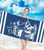 RĘCZNIK PLAŻOWY KĄPIELOWY 100 X 180 CM MIKROFIBRA DUŻY SZYBKOSCHNĄCY MIĘKKI KOLOROWY