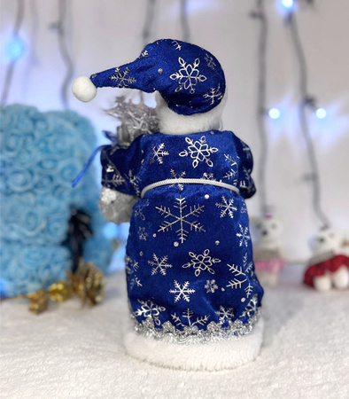 MIKOŁAJ TAŃCZĄCY GRAJĄCY ŚWIĄTECZNY FIGURKA LALKA OZDOBA ŚWIĄTECZNA DEKORACYJNA NA ŚWIĘTA