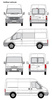Platforma dachowa bagażowa bagażnik Ford Transit L2H2