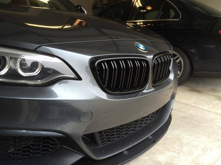 GRILL ( NERKI) BMW F22 / F23 CZARNY PODWOJNY