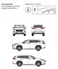 Bagażnik dachowy CRUZ AIRO FIX DARK Toyota Highlander IV/XU70