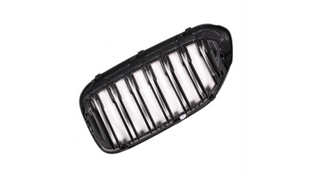 Grill sportowy podwójne żeberka Gloss Black BMW 5 G30 F90 G31 przed liftem 2017-2020