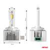 Żarówki samochodowe LED seria D-Basic D3S/D8S/D3R 6000K Canbus AMIO-03628