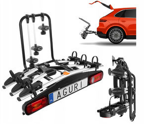 Platforma bagażnik rowerowy na hak Aguri Active Bike 3 rowery