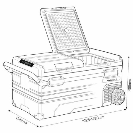  Lodówka kompresorowa Yeticool TX95 DualZone