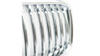 Grill sportowy pojedyncze żeberka All Chrome BMW 3 E36 Compact przed liftem 1991-1996