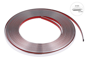 Listwa dekoracyjna, chrom, 12 mm x 8 m (58990)
