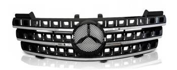 Grill atrapa Mercedes W164 05-08 black chrome
