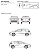 Bagażnik dachowy Airo Fix Dark Peugeot 308 3d 5d
