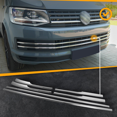 Listwy atrapy zderzaka przedniego Volkswagen Transporter 2015-2019