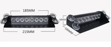 Stroboskopy łodzi na szybę niebieskie