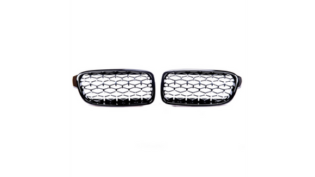 Grill sportowy Gloss Black & Chrome BMW 3 F30 F31 2011-2019