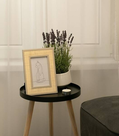 RAMKA NA ZDJĘCIE 19 X 24 FOTOGRAFIĘ OZDOBA PLECIONA BOHO REGULOWANA DO POKOJU