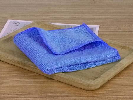 ŚCIERKA 40 X 40 NIEBIESKA SZMATKA UNIWERSALNA CHŁONNA MIĘKKA MIKROFIBRA DO SPRZĄTANIA KURZU WYCIERANIA MYCIA