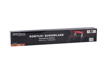 Kobyłka warsztatowa stojak budowlany koziołek roboczy składany KD11874