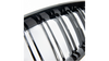 Grill sportowy podwójne żeberka Gloss Black  BMW 1 (F20, F21) Hatchback Facelift 2015-2019