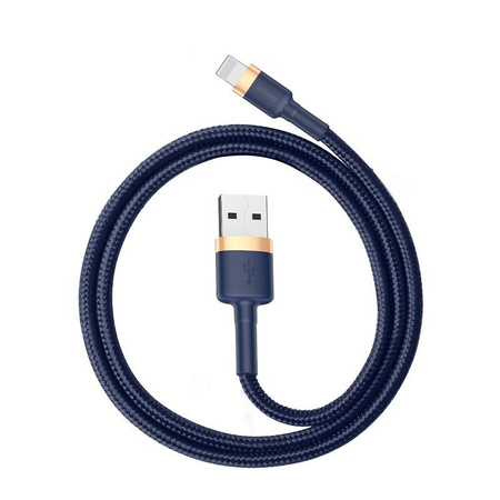 Kabel USB na Lightning Baseus Cafule 1.5A 2m złoto-granatowy