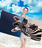 RĘCZNIK PLAŻOWY KĄPIELOWY 100 X 180 CM MIKROFIBRA DUŻY SZYBKOSCHNĄCY MIĘKKI KOLOROWY