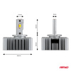 Żarówki żarniki LED seria D-Basic D5S 6000K Canbus AMIO-03630