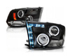 Reflektory lampy przednie Dodge Ram 09-11 Angel Ey