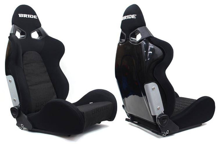Fotel sportowy CUGA Welur Bride Black
