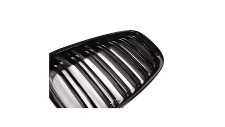 Grill sportowy podwójne żeberka Gloss Black BMW 5 F07 2013-2017