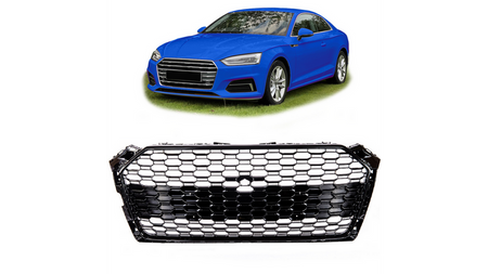 Grill sportowy Gloss Black AUDI A5 przed liftem 2016-2019