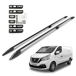 Relingi dachowe Nissan NV300 I X82 L2 | LWB 2016-2021 Czarny LONG