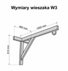 Wieszak W3S na worek bokserski do 120 kg