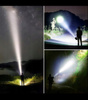 LATARKA AKUMULATOROWA LED MOCNA SZPERACZ REFLEKTOR USB DWUSTRONNA WODOODPORNA POWERBANK