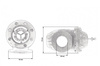 BLOW OFF TurboWorks HKS SQV4 Silver Replica