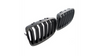 Grill sportowy podwójne żeberka Matt Black BMW X6 E71 E72 X5 E70 2007-2013