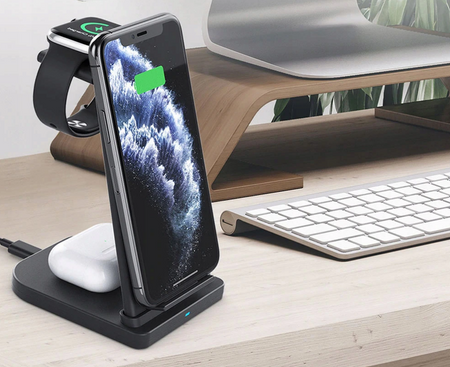 Ładowarka bezprzewodowa 15W - iPHONE AIRPODS WATCH