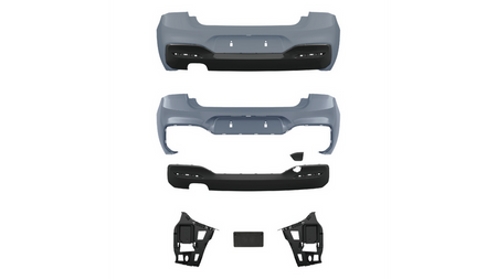 Tylny zderzak sport PDC zestaw z dyfuzorem BMW 1 F20 F21 Facelift 2015-2019