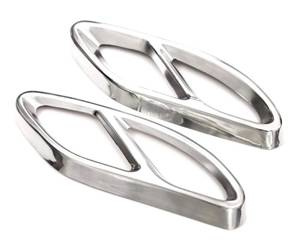 NAKŁADKI NA KOŃCÓWKI TŁUMIKA MERCEDES CHROM