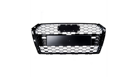 Grill sportowy Gloss Black z PDC AUDI A4 B9 przed liftem 2016-2019