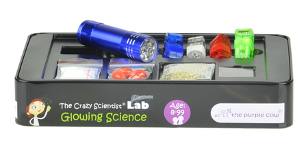 Zestaw do robienia eksperymentów Purple Cow - Świecące w Ciemności