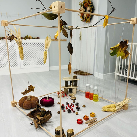 Drewniane klocki konstrukcyjne Trigonos Cubic - 20 el.