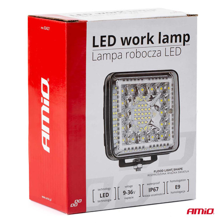 Lampa robocza szperacz LED AWL13 45W 12V 24V AMIO-02427