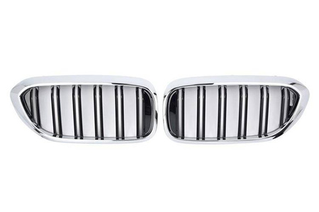 GRILL (NERKI) BMW G30 G31 DOUBLE M5 CHROM BLACK