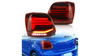 Zestaw Lamp Tylnych Dynamic LED Red Clear VW POLO V 2009-2014