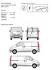 Bagażnik dachowy belki Opel Vivaro Renault Trafic 