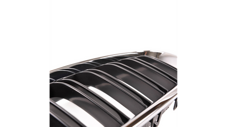 Grill sportowy podwójne żeberka Chrome & Black BMW 5 F10 F11 2010-2018