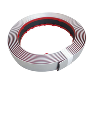 Listwa ozdobna srebrna matowa 35mm x 5M z taśmą samoprzylepną