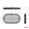 Belka ostrzegawcza LED 33cm magnes homologacja R65 R10 12-24V AMIO-03336
